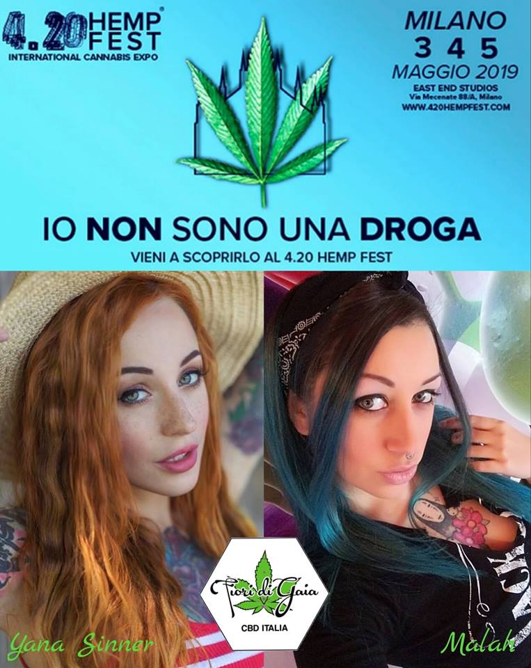 fiori di gaia all'hemp fest